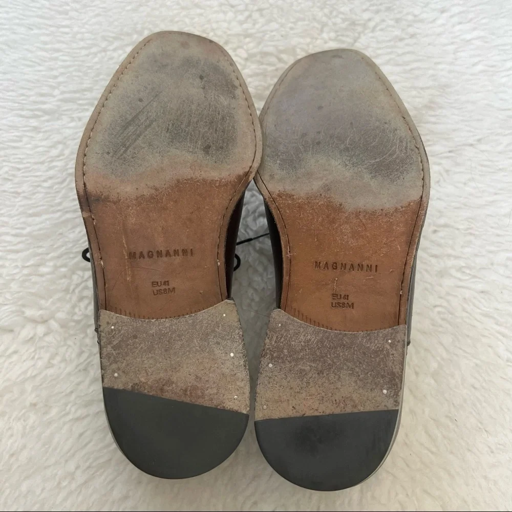 Magnanni Cowhide/leather Oxford Men’s Shoes size 8 M